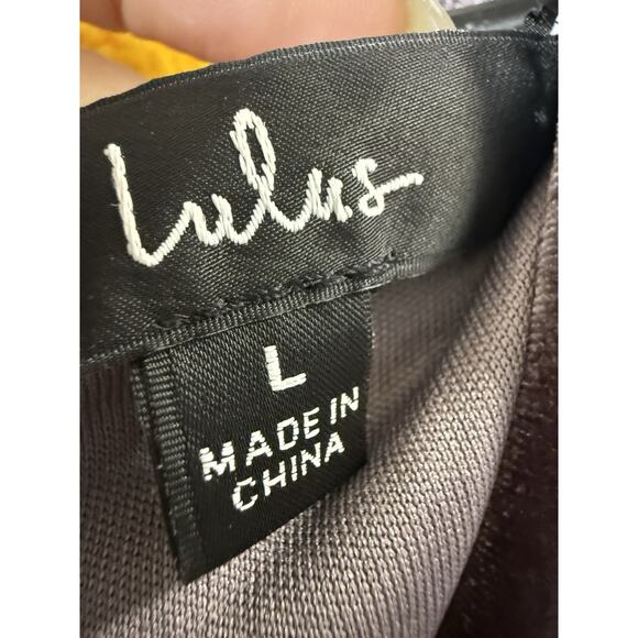 Lulus Velvet Maxi Dress Evening Gown Formal Party Sleeveless L Dusty Purple EUC - Picture 3 of 3